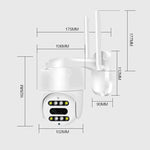 Telecamera IP wireless 1080P HD con rilevamento movimento