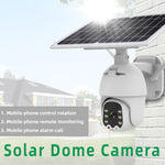 Telecamera IP wireless solare T21 1080P HD, supporta rilevamento del movimento, visione notturna a infrarossi e scheda TF, T21