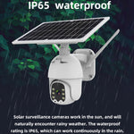 Telecamera IP wireless solare T21 1080P HD, supporta rilevamento del movimento, visione notturna a infrarossi e scheda TF, T21