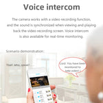 Telecamera IP wireless solare T21 1080P HD, supporta rilevamento del movimento, visione notturna a infrarossi e scheda TF, T21