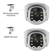 Telecamera IP wireless solare T21 1080P HD, supporta rilevamento del movimento, visione notturna a infrarossi e scheda TF, T21