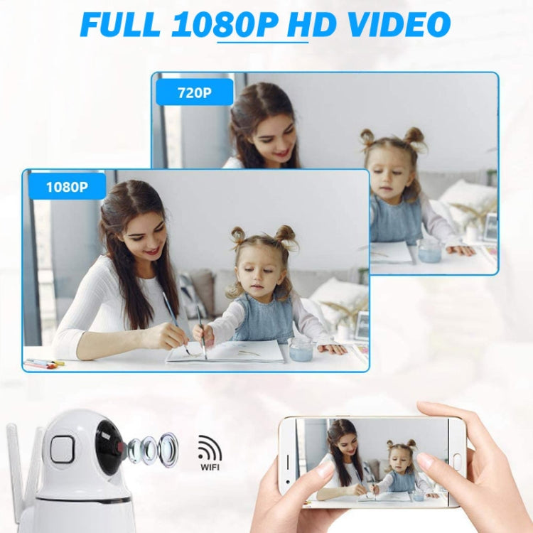 Telecamera IP wireless 1080P con rilevamento movimento
