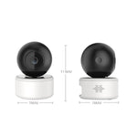YT46 Telecamera per interni wireless HD con testa vibrante, supporto per rilevamento del movimento, visione notturna a infrarossi e scheda micro SD, spina AU, YT46