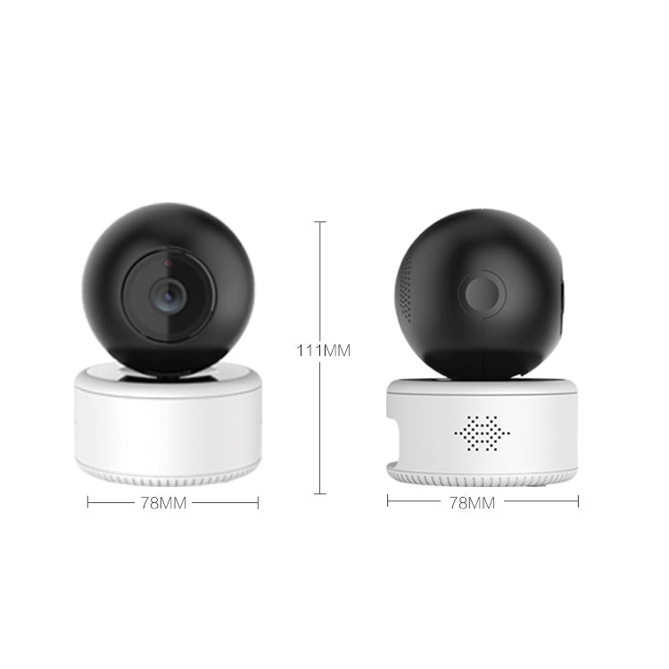 YT46 Telecamera per interni wireless HD con testa vibrante, supporto per rilevamento del movimento, visione notturna a infrarossi e scheda micro SD, spina AU, YT46