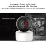 YT46 Telecamera per interni wireless HD con testa vibrante, supporto per rilevamento del movimento, visione notturna a infrarossi e scheda micro SD, spina AU, YT46