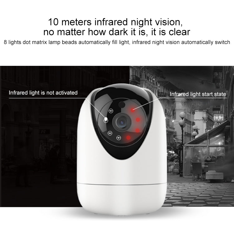 Telecamera wireless interna con testa vibrante HD
