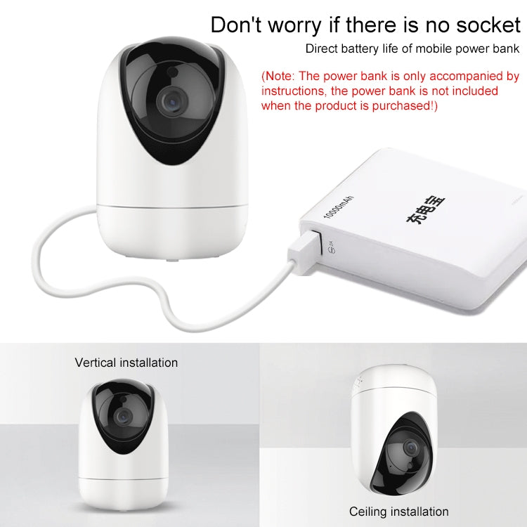 Telecamera wireless interna con testa vibrante HD