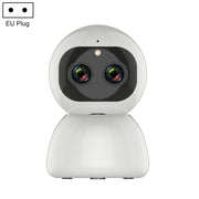 YT48 Telecamera binoculare con testa vibrante per rete interna wireless HD, supporto per rilevamento del movimento, visione notturna a infrarossi e scheda micro SD, presa AU, YT48