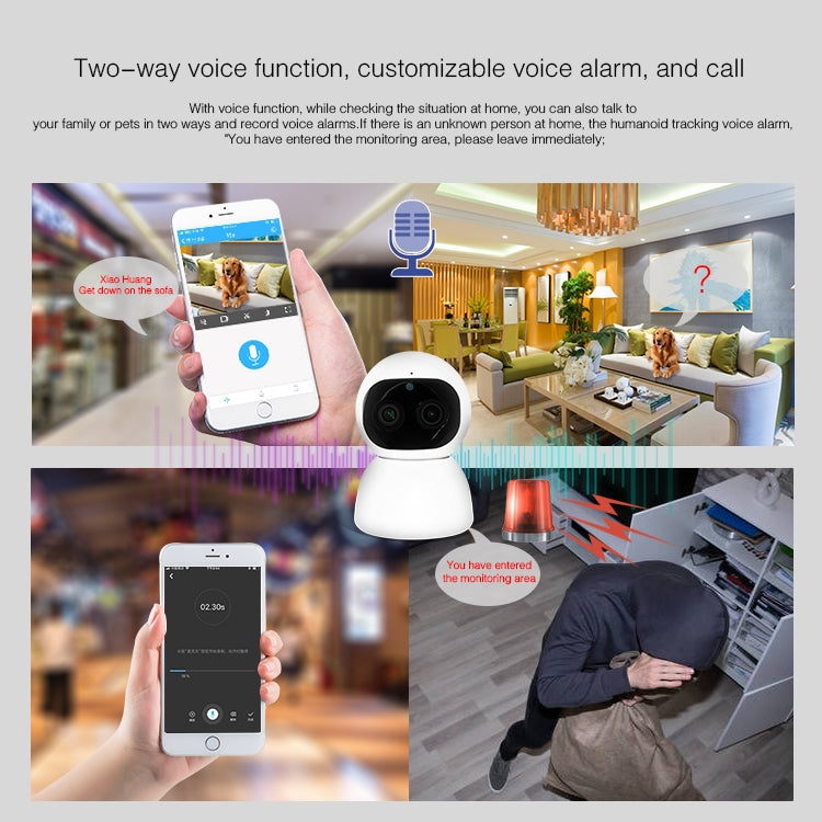 Telecamera binoculare wireless HD con visione notturna