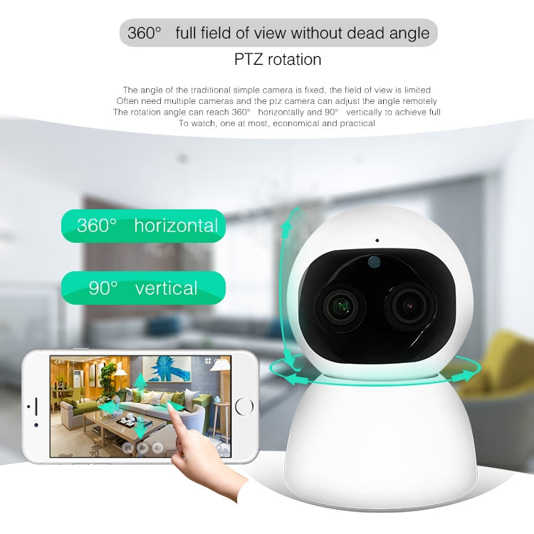 Telecamera binoculare wireless HD con visione notturna