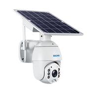 ESCAM QF480 Versione USA HD 1080P IP66 Impermeabile 4G Pannello solare PT Telecamera IP senza batteria, Supporto visione notturna/Rilevamento movimento/Scheda TF/Audio bidirezionale, without Battery(US Version)