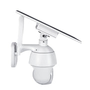 ESCAM QF480 Versione USA HD 1080P IP66 Impermeabile 4G Pannello solare PT Telecamera IP senza batteria, Supporto visione notturna/Rilevamento movimento/Scheda TF/Audio bidirezionale, without Battery(US Version)