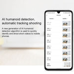 Telecamera IP Xiaomi 2K PTZ con visione notturna e AI