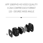 Telecamera di sorveglianza WiFi wireless H9 Mini HD 720P
