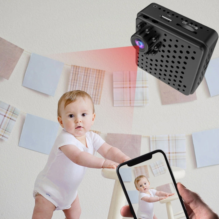Mini telecamera di sicurezza WiFi 1080P HD con visione notturna