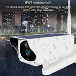 T1-2 2 Megapixel Versione WiFi IP67 Telecamera monitor solare HD impermeabile senza batteria e memoria, supporta visione notturna a infrarossi e rilevamento del movimento / Allarme e citofono vocale e sorveglianza mobile, WiFi Version