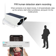 T1-2 2 Megapixel Versione WiFi IP67 Telecamera monitor solare HD impermeabile senza batteria e memoria, supporta visione notturna a infrarossi e rilevamento del movimento / Allarme e citofono vocale e sorveglianza mobile, WiFi Version
