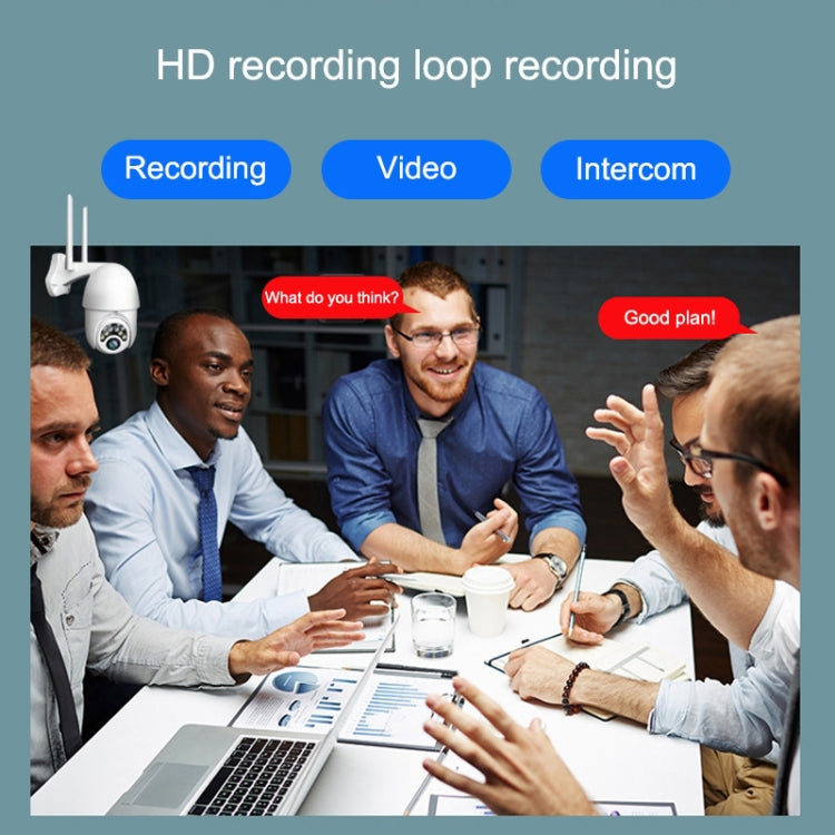 Telecamera di sicurezza WiFi Q10 con visione notturna IR