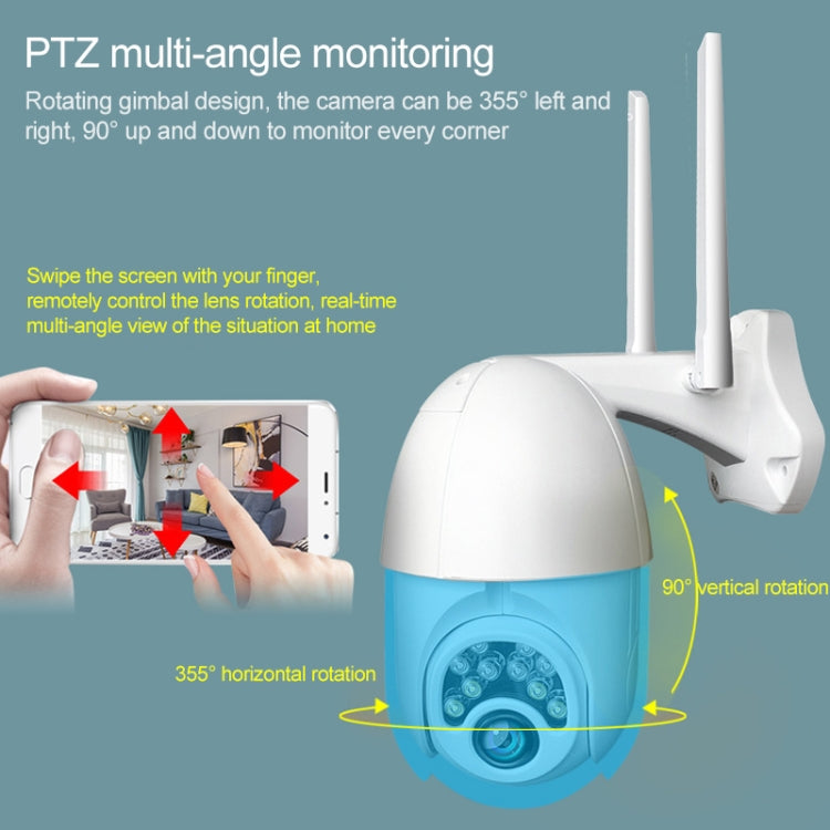 Q10 Telefono cellulare da esterno Ruota da remoto WiFi wireless 10 luci Telecamera HD per visione notturna IR, Supporto video di rilevamento del movimento / Allarme e registrazione, Spina UK, Q10 IR Night Vision, Q10 IR