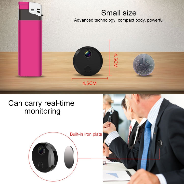 Mini telecamera WiFi HDQ15 HD 1080P con visione notturna IR