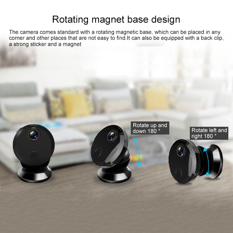 Mini telecamera WiFi HDQ15 HD 1080P con visione notturna IR
