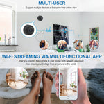 Telecamera wireless WiFi A9+ 1080P con visione notturna