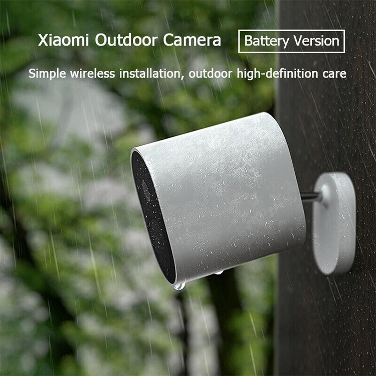 Telecamera IP originale Xiaomi Mijia Outdoor HD 1080P WDR Smart, versione a batteria, supporto per visione notturna e rilevamento umanoidi e voce interfono, presa americana, Battery Version