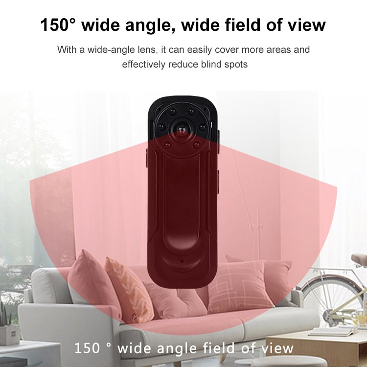 A8 Outdoor WiFi Motion Detection Sports DV Camera with Back Clip