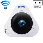 Telecamera IP WiFi ESCAM Q8 960P 360° Fisheye 1.3MP