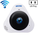 Telecamera IP WiFi ESCAM Q8 960P 360° Fisheye 1.3MP