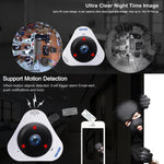Telecamera IP WiFi ESCAM Q8 960P 360° Fisheye 1.3MP
