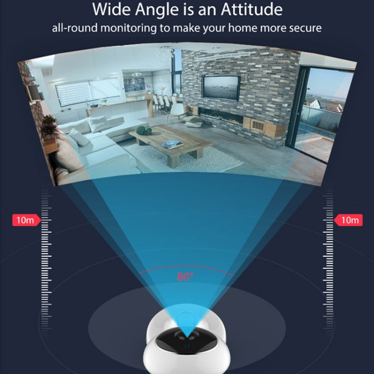 Telecamera IP WiFi da interno NEO NIP-55AI, con visione notturna IR, monitor multi-angolo e telecomando per telefono cellulare, NIP-55AI