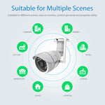 NEO NIP-56AI Telecamera IP WiFi impermeabile da esterno, con visione notturna IR e telecomando per telefono cellulare, NIP-56AI