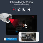 NEO NIP-56AI Telecamera IP WiFi impermeabile da esterno, con visione notturna IR e telecomando per telefono cellulare, NIP-56AI