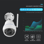 NEO NIP-56AI Telecamera IP WiFi impermeabile da esterno, con visione notturna IR e telecomando per telefono cellulare, NIP-56AI