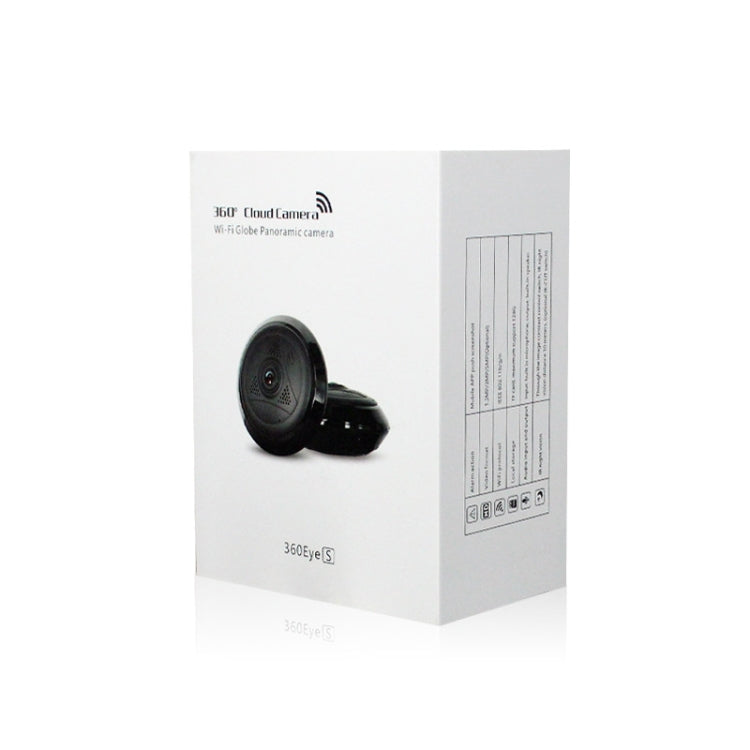 360EyeS EC10-I6 Telecamera panoramica di rete HD da 360 gradi con slot per schede TF, supporta il controllo dei telefoni cellulari, EC10-I6 Black, EC10-I6 White