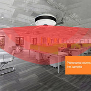 360EyeS EC10-I6 Telecamera panoramica di rete HD da 360 gradi con slot per schede TF, supporta il controllo dei telefoni cellulari, EC10-I6 Black, EC10-I6 White