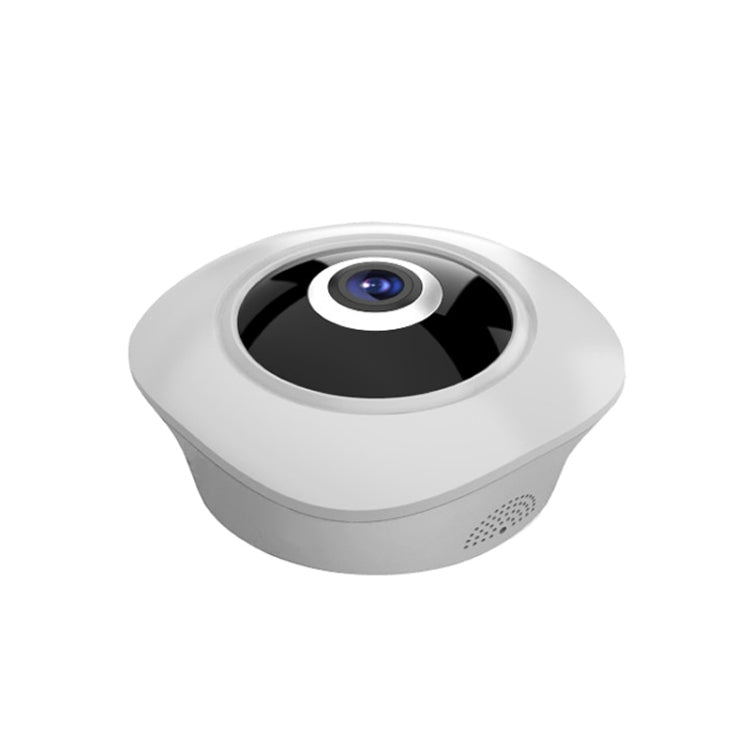 DTS-F3 Obiettivo 1,44 mm Telecamera IP a infrarossi da 360 gradi con obiettivo 1,3 Megapixel, supporto rilevamento movimento e allarme e-mail, scheda TF e push APP, distanza IR: 10 m, DTS-F3