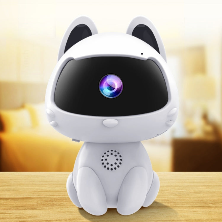 Telecamera domestica intelligente K9 Cute Pets, supporto per visione notturna e rilevamento bidirezionale di voce e movimento, K9