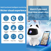 Telecamera domestica intelligente K9 Cute Pets, supporto per visione notturna e rilevamento bidirezionale di voce e movimento, K9