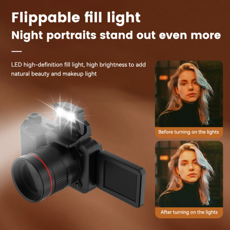 Y5000 Mini fotocamera digitale 4K con schermo ribaltabile