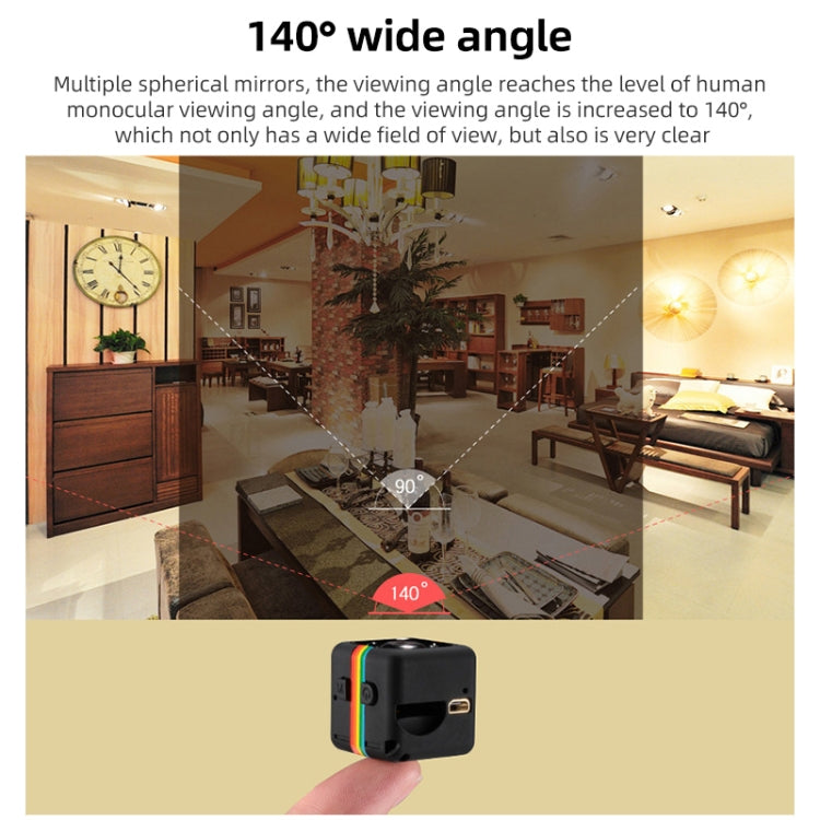 Videocamera Mini DV SQ11 HD 960P con 6 LED e visione notturna