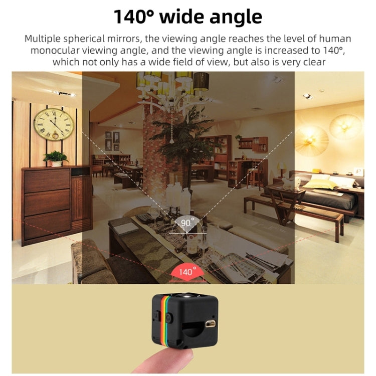 Videocamera Mini DV SQ11 HD 480P con 6 LED e visione notturna