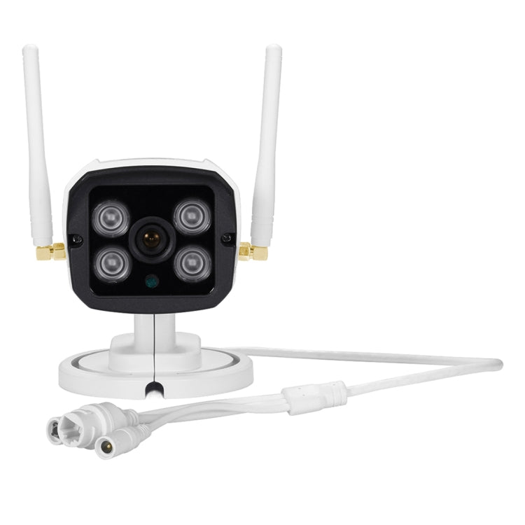 QG001 Telecamera bullet IP WiFi HD H.264 da 1/4 pollici da 1,0 Megapixel, supporto rilevamento movimento, audio, allarme e scheda TF, QG001