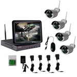 Kit NVR con schermo LCD 10,1" 4CH HD 960P WiFi 2.4GHz