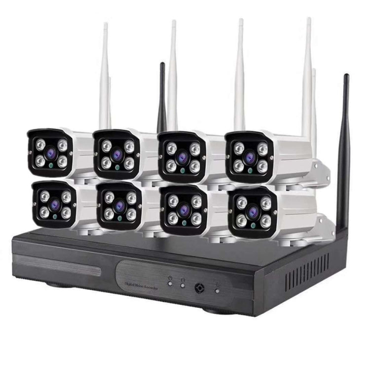 Kit videosorveglianza 8 telecamere bullet IP WiFi HD 720P