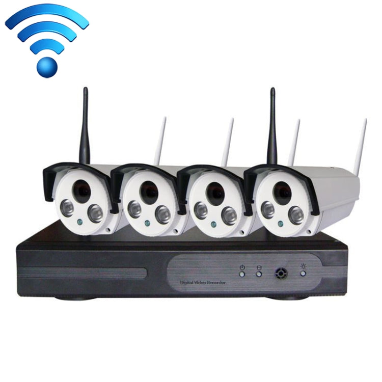 Kit telecamere IP WiFi 4CH HD 720P con NVR 4 canali