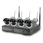 Telecamera IP WiFi 4CH HD 720P con kit NVR 4 canali