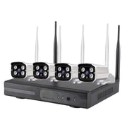 Telecamera bullet IP WiFi 4CH HD 720P 1.0 Mega Pixel 2.4GHz + kit NVR, 4CH HD 720P