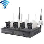 Telecamera bullet IP WiFi 4CH HD 720P con kit NVR